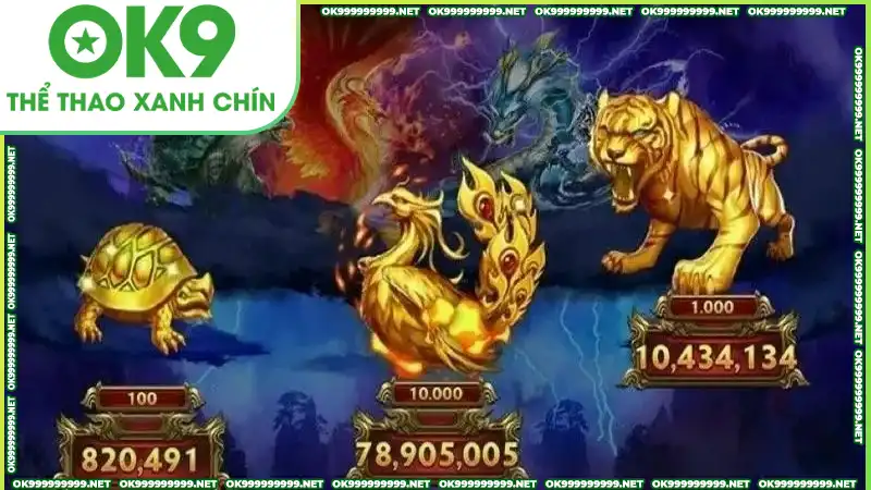 OK9 có hệ số trả thưởng siêu cao